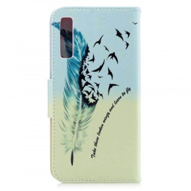 Flip Cover Samsung Galaxy A7 Lær At Flyve