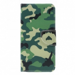 Flip Cover Samsung Galaxy A7 Militær Camouflage