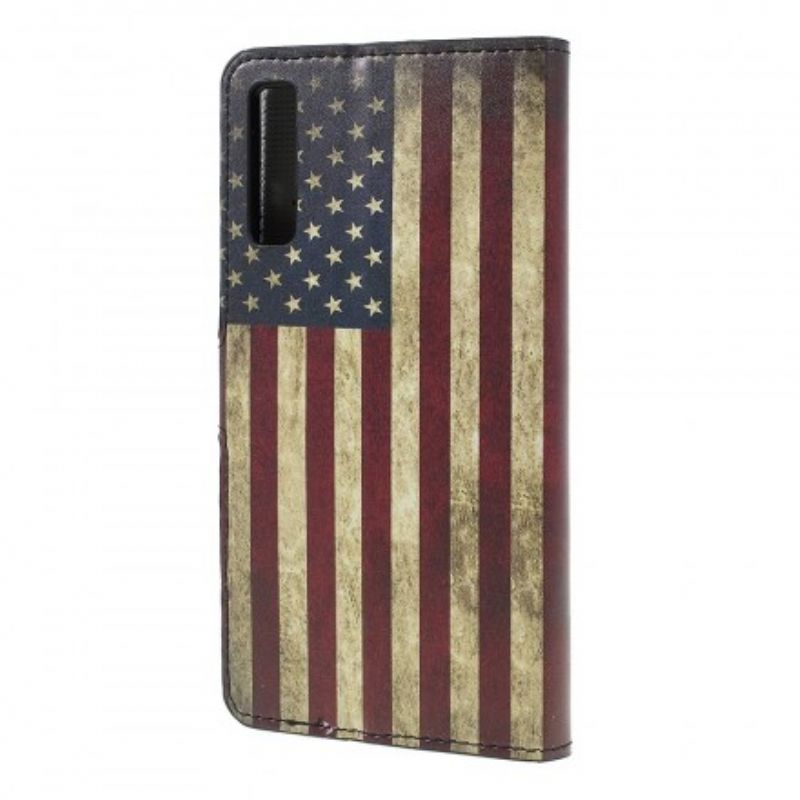 Flip Cover Samsung Galaxy A7 Us Flag