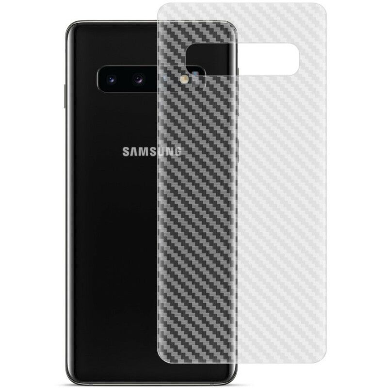 Bagbeskyttelsesfilm Til Samsung Galaxy S10 Carbon Style Imak