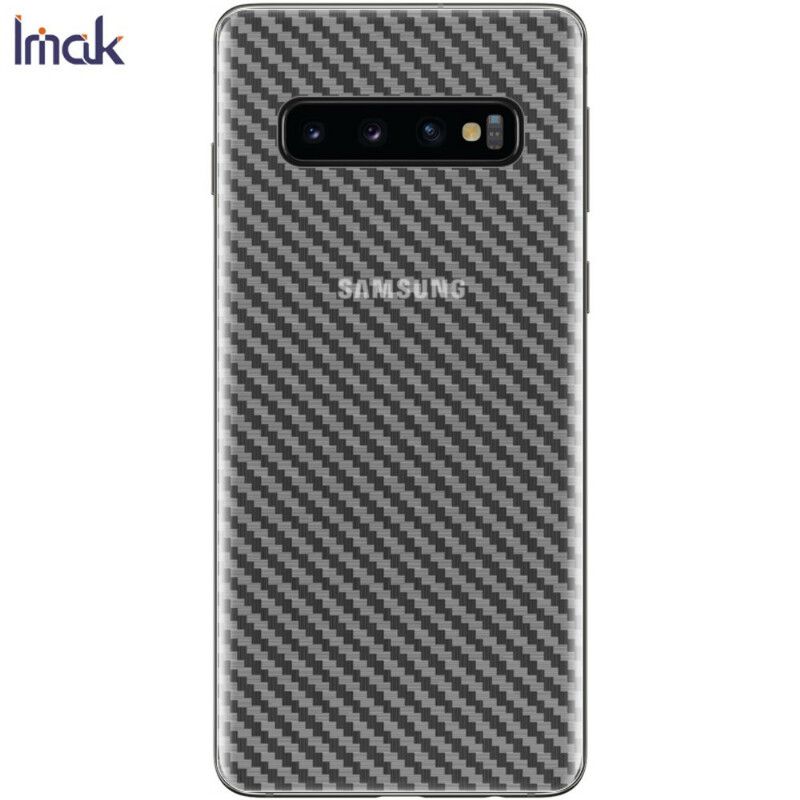 Bagbeskyttelsesfilm Til Samsung Galaxy S10 Carbon Style Imak