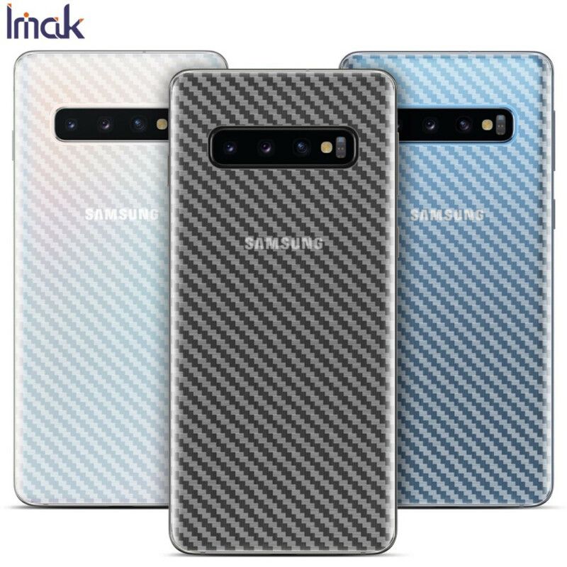 Bagbeskyttelsesfilm Til Samsung Galaxy S10 Carbon Style Imak