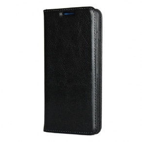 Cover Samsung Galaxy S10 Flip Cover Ægte Læder