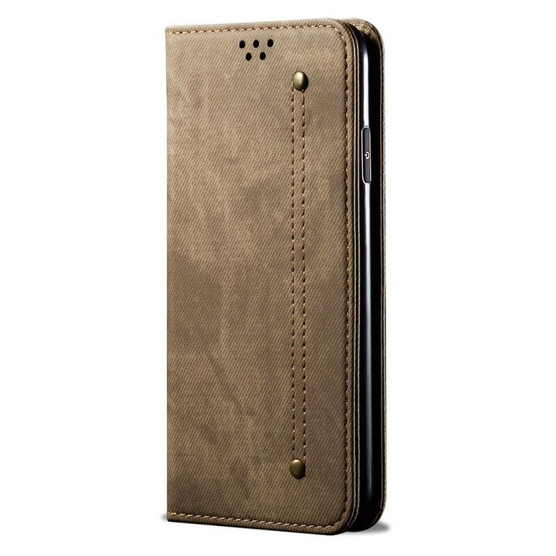 Cover Samsung Galaxy S10 Flip Cover Denimstof