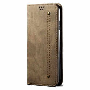 Cover Samsung Galaxy S10 Flip Cover Denimstof