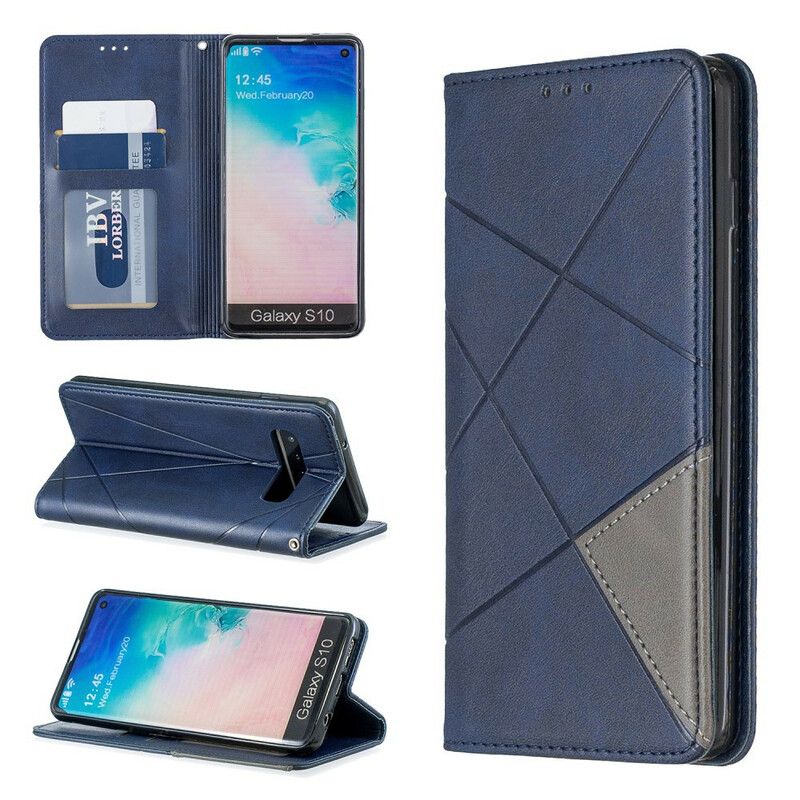 Cover Samsung Galaxy S10 Flip Cover Kunstnerstil