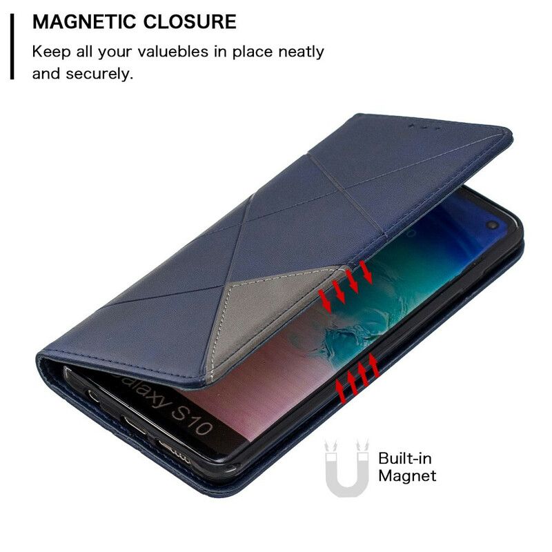 Cover Samsung Galaxy S10 Flip Cover Kunstnerstil