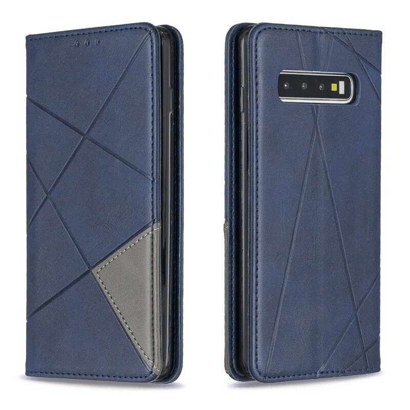 Cover Samsung Galaxy S10 Flip Cover Kunstnerstil