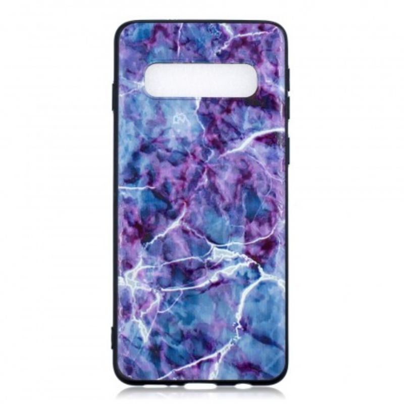 Cover Samsung Galaxy S10 Lilla Marmor