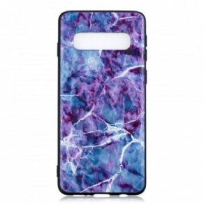 Cover Samsung Galaxy S10 Lilla Marmor