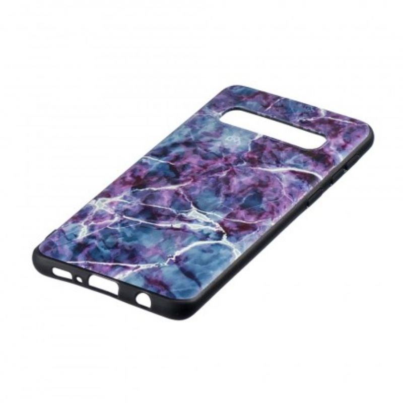 Cover Samsung Galaxy S10 Lilla Marmor