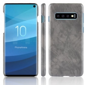 Cover Samsung Galaxy S10 Litchi-lædereffekt