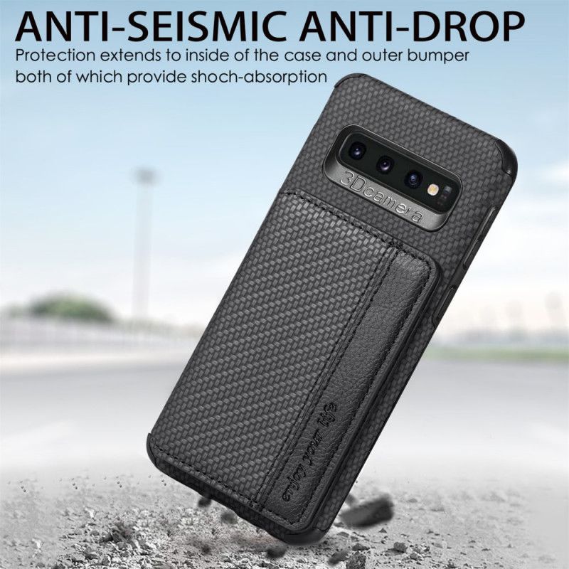 Cover Samsung Galaxy S10 Rfid-kortholderstøtte