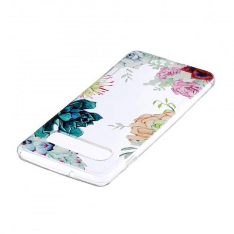 Cover Samsung Galaxy S10 Sømløse Akvarelblomster