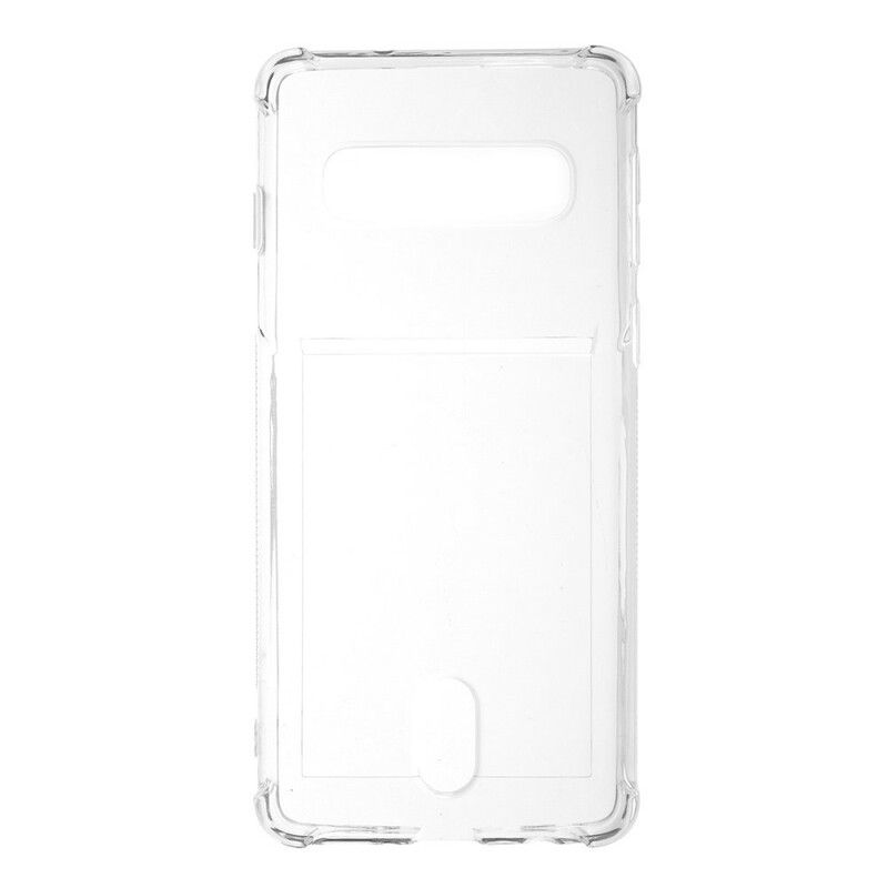 Cover Samsung Galaxy S10 Transparent Kortholder