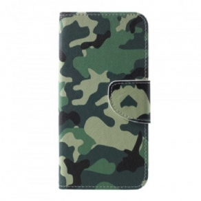 Flip Cover Samsung Galaxy S10 Militær Camouflage