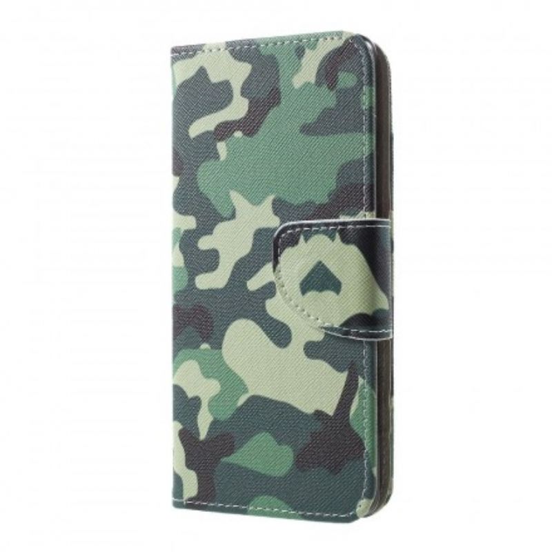 Flip Cover Samsung Galaxy S10 Militær Camouflage