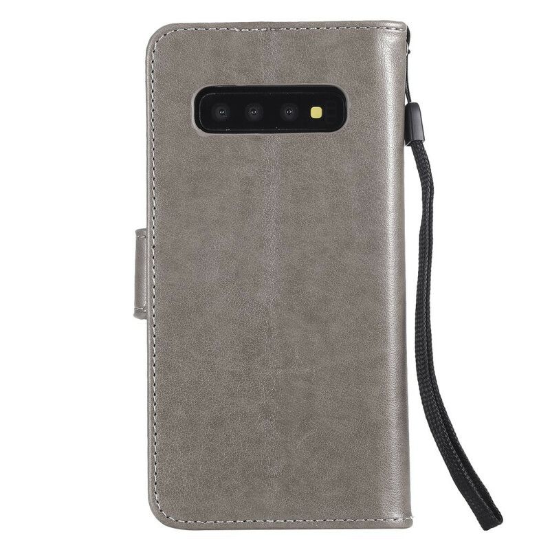 Læder Cover Samsung Galaxy S10 Med Snor Strop Reverie