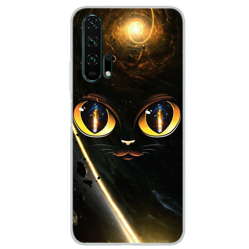 Cover Honor 20 Pro Galaxy Cat