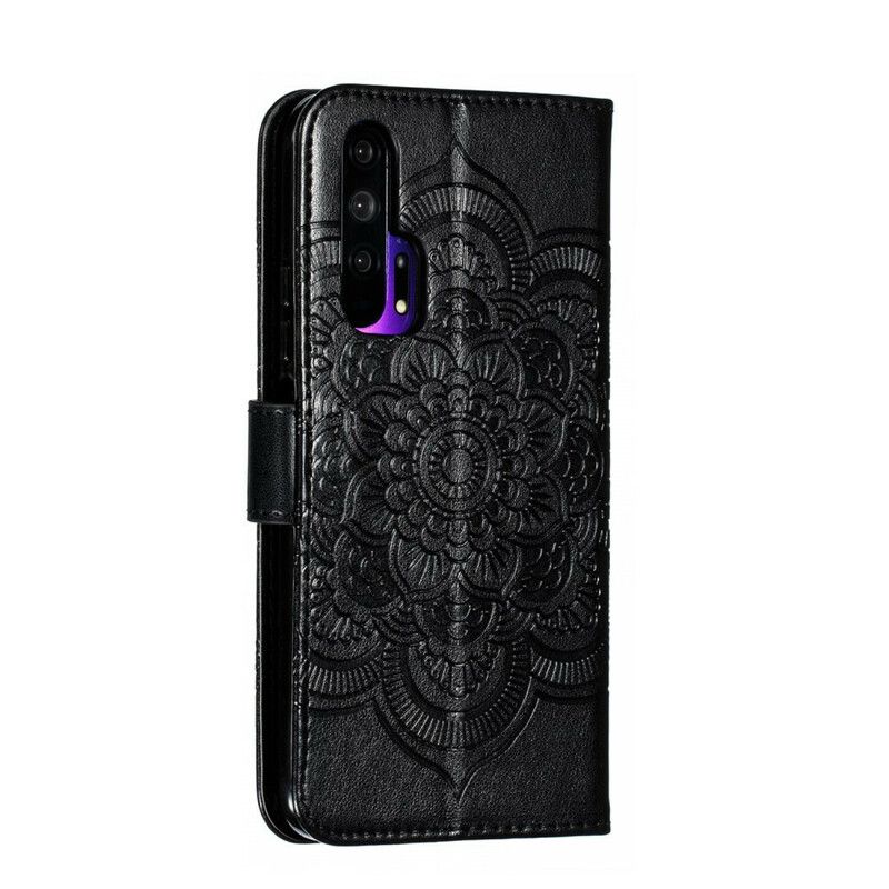 Flip Cover Honor 20 Pro Med Snor Fuld Rem Mandala