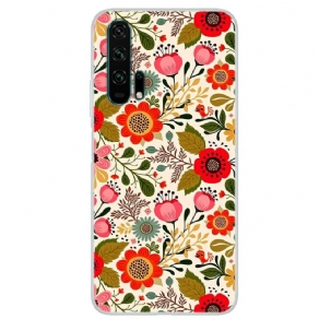 Mobilcover Honor 20 Pro Blomstertapet