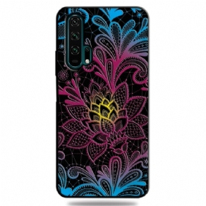 Mobilcover Honor 20 Pro Intens Blomster