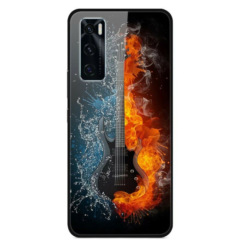 Mobilcover Vivo Y70 Guitar Hærdet Glas