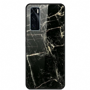 Mobilcover Vivo Y70 Supreme Marmor Hærdet Glas