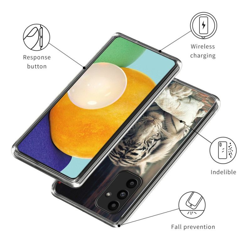 Cover Samsung Galaxy A15 5g Hvid Tiger