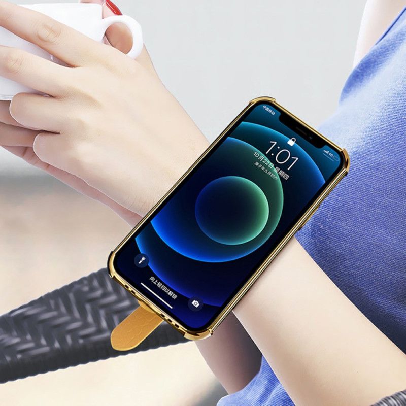 Cover Samsung Galaxy A15 5g Krokodillestil Med Armbåndsstøtte