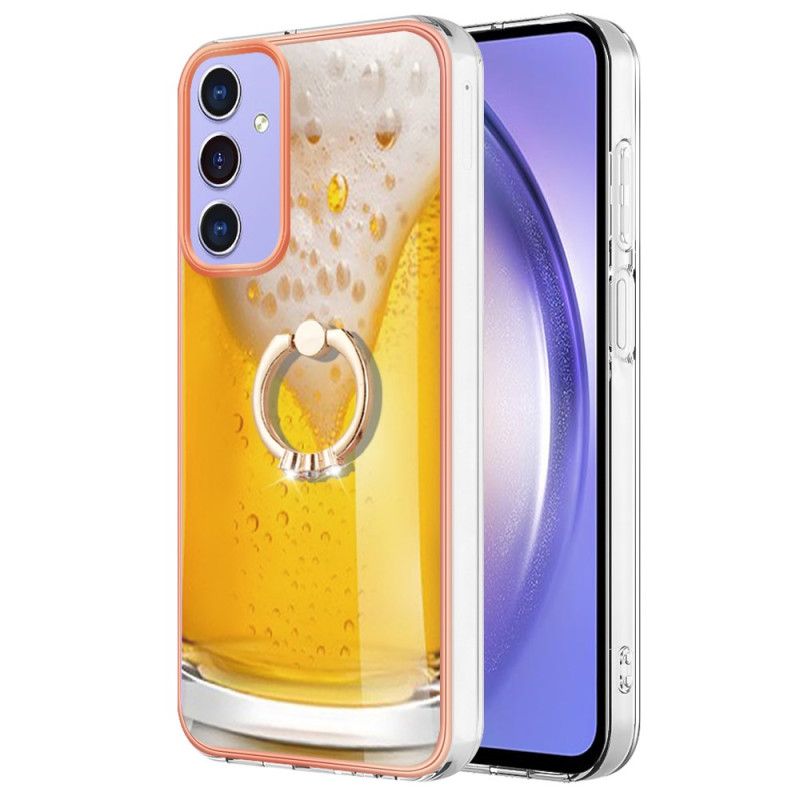 Cover Samsung Galaxy A15 5g Ring-holder Sjov Mønster