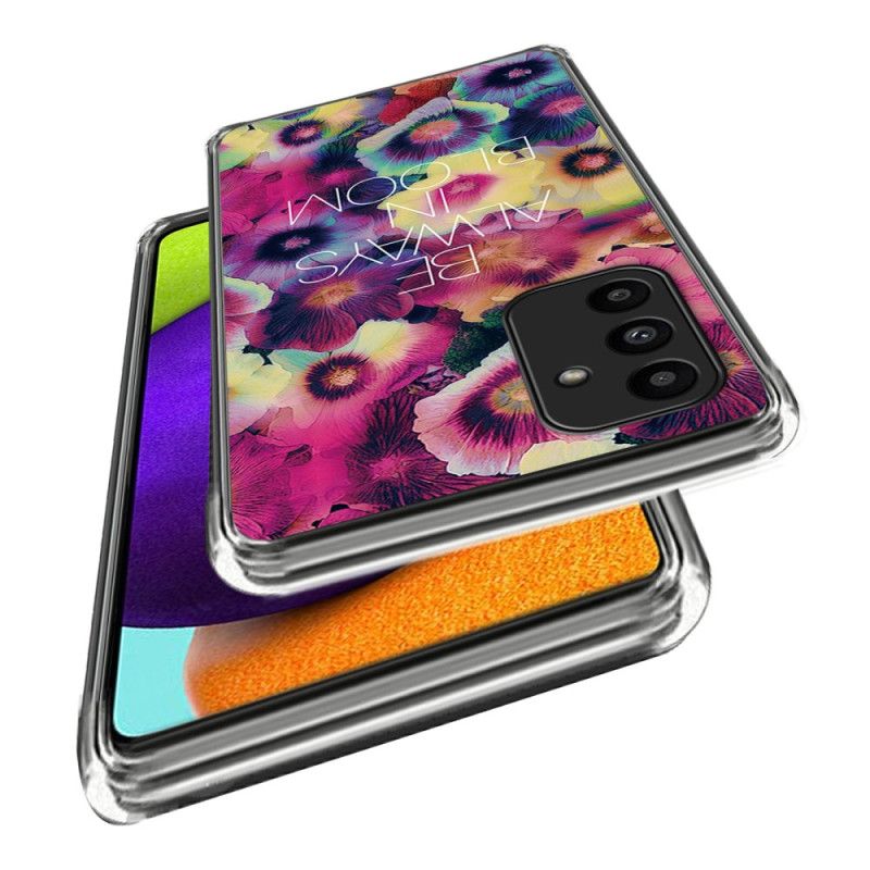 Cover Samsung Galaxy A15 5g Telefon Etui Farverige Blomster