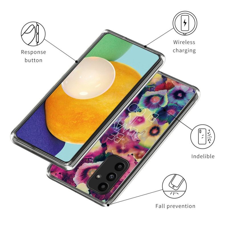 Cover Samsung Galaxy A15 5g Telefon Etui Farverige Blomster