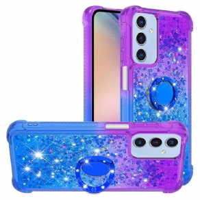 Cover Samsung Galaxy A15 5g Telefon Etui Glitter Gradient Support Ring