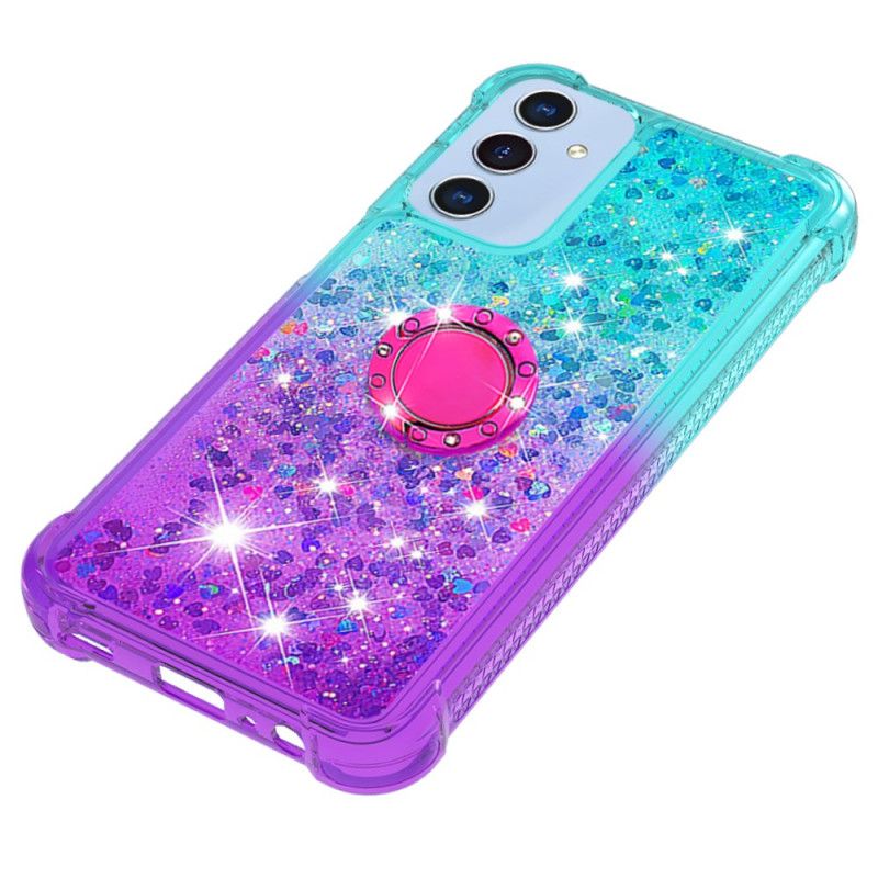 Cover Samsung Galaxy A15 5g Telefon Etui Glitter Gradient Support Ring