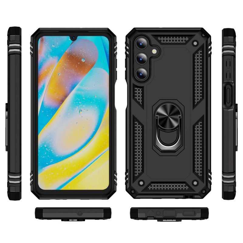 Cover Samsung Galaxy A15 5g Telefon Etui Metalstil Med Støttering