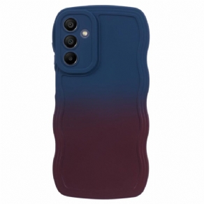 Cover Samsung Galaxy A15 5g Tofarvet Bølget Silikone