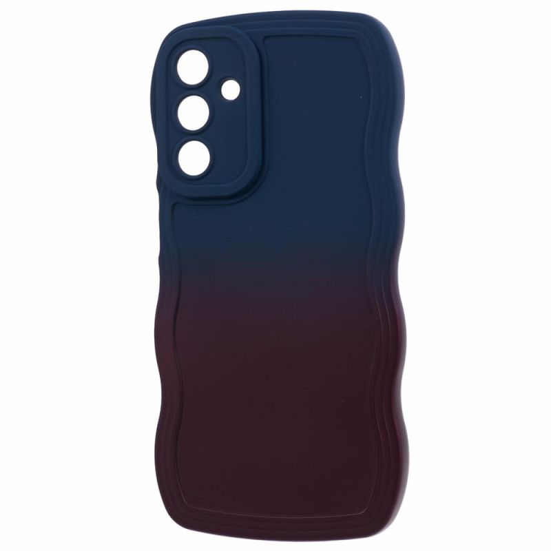 Cover Samsung Galaxy A15 5g Tofarvet Bølget Silikone