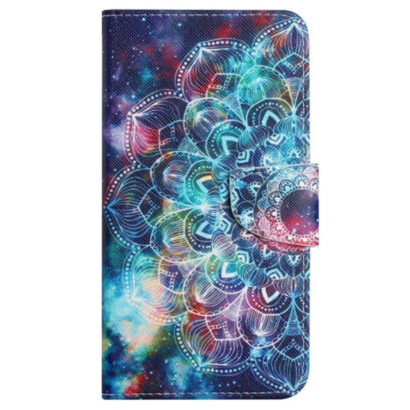 Flip Cover Samsung Galaxy A15 5g Stjernehimmel Og Mandala Med Rem