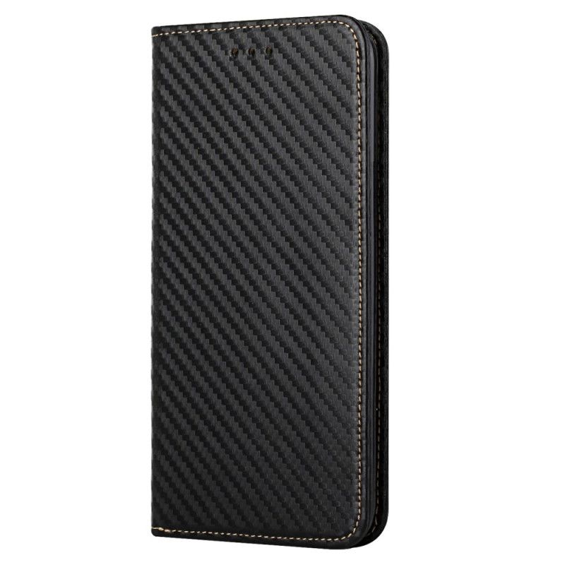 Læder Cover Samsung Galaxy A15 5g Kulfiber