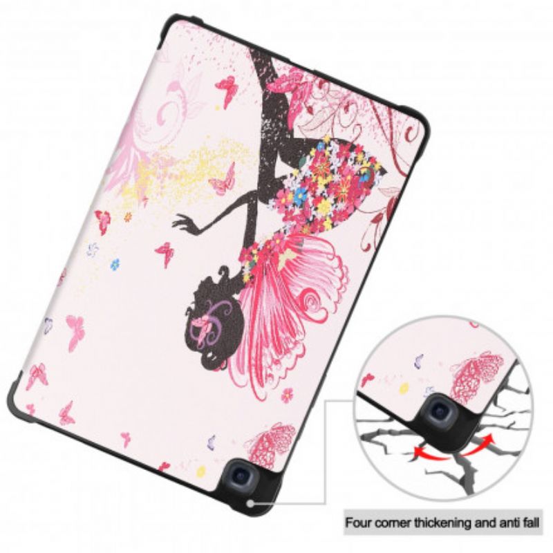 Cover Samsung Galaxy Tab A7 Forbedret Blomsterfe