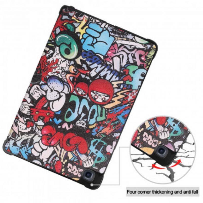 Cover Samsung Galaxy Tab A7 Forstærket Graffiti