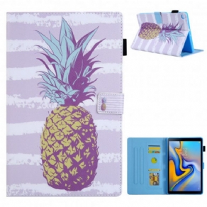 Flip Cover Samsung Galaxy Tab A7 Ananas Design