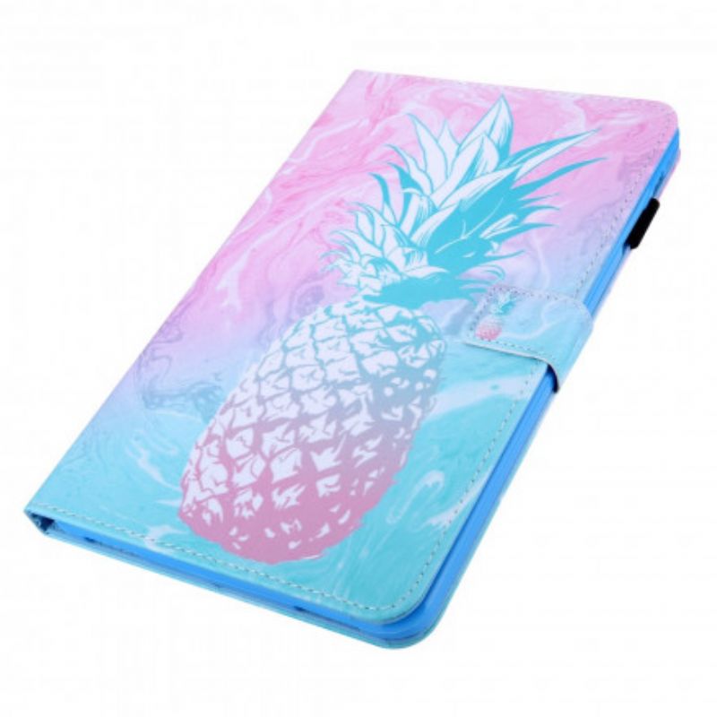 Flip Cover Samsung Galaxy Tab A7 Ananas Design