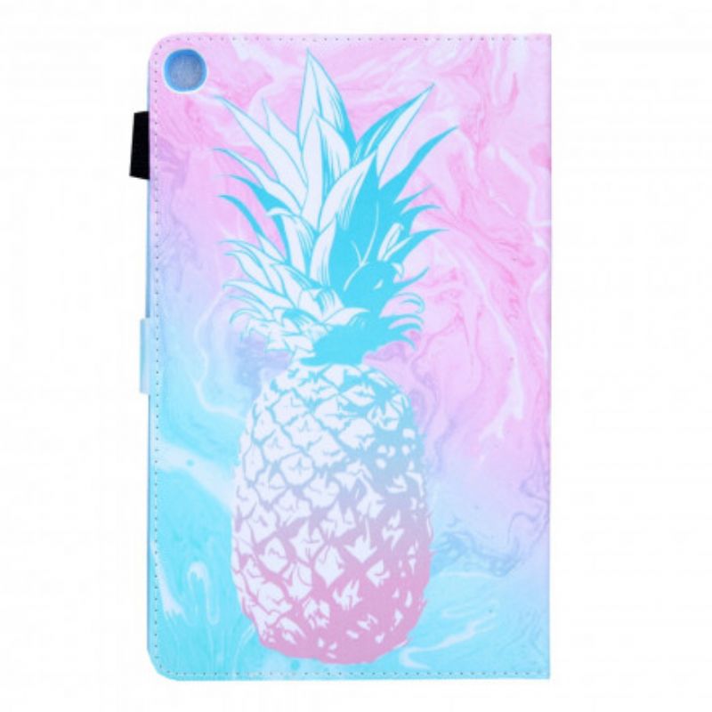 Flip Cover Samsung Galaxy Tab A7 Ananas Design