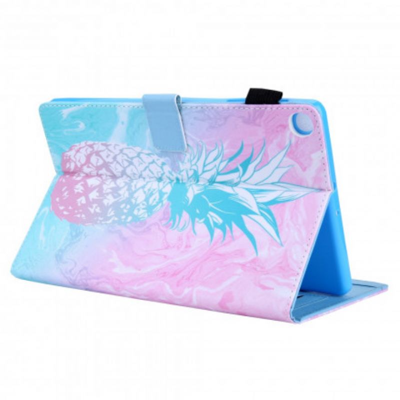 Flip Cover Samsung Galaxy Tab A7 Ananas Design