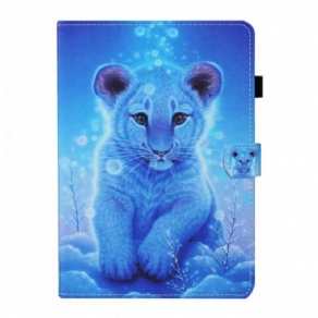 Flip Cover Samsung Galaxy Tab A7 Baby Tiger