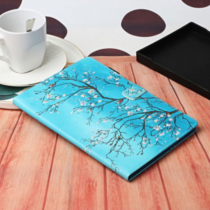 Flip Cover Samsung Galaxy Tab A7 Blomstrende Grene