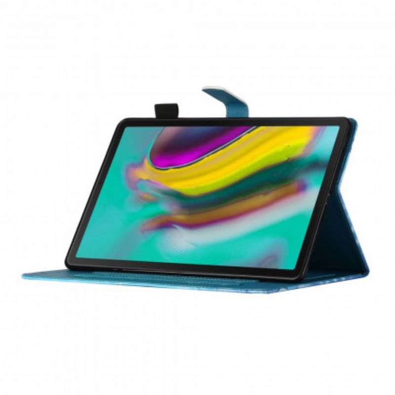 Flip Cover Samsung Galaxy Tab A7 Blomstrende Grene