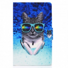 Flip Cover Samsung Galaxy Tab A7 Dj Cat